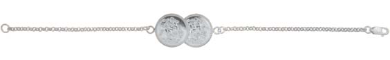 Coin Bracelet - Silver